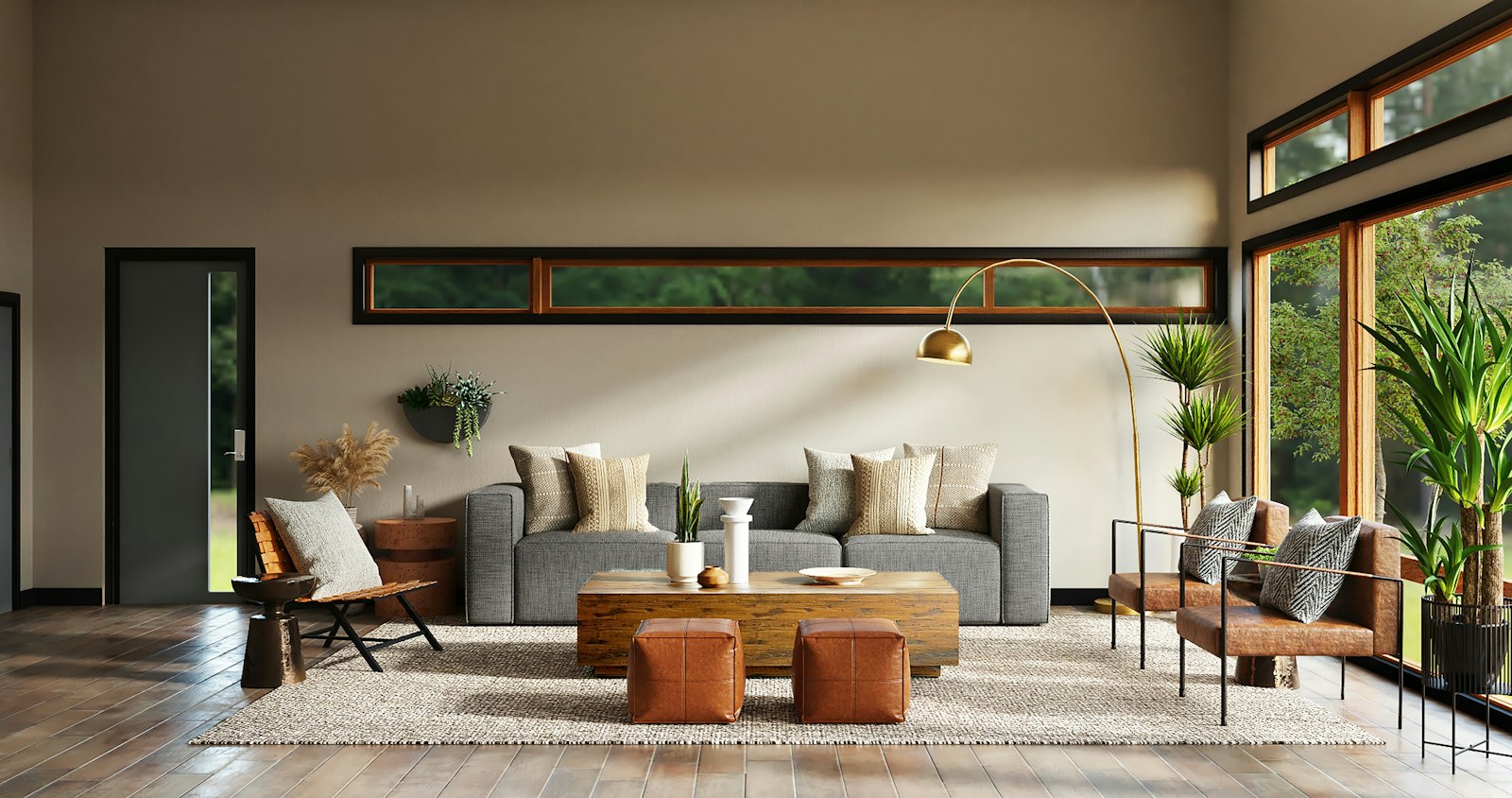 Minimalist Architecture Living Space
